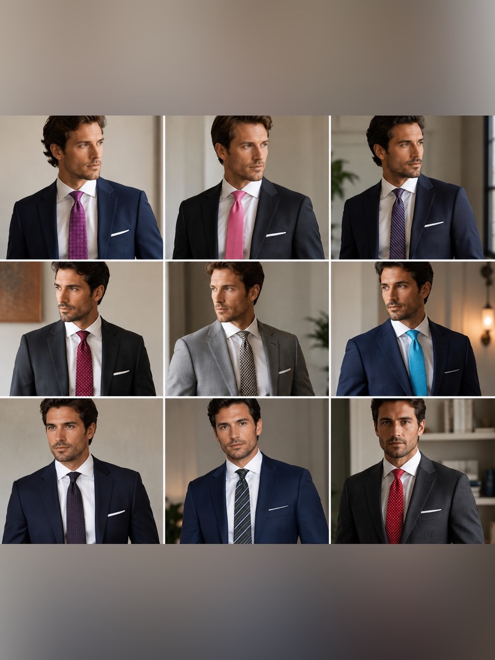 👔🎉 Men’s Designer Tie Lot – 9 Ties Total 🎉👔